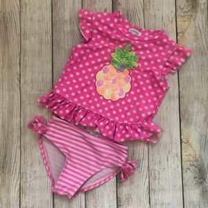 Adorable two piece Flapdoodles Girls swimsuit